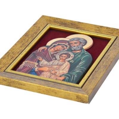 MATKA BOŻA CZĘSTOCHOWSKA - ceramika żywiczna w ramie 17.2 x 21 cm - 74780