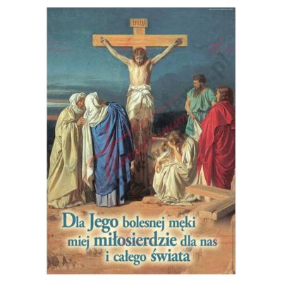 PLAKAT - DLA JEGO BOLESNEJ MĘKI - format A3 - 65029