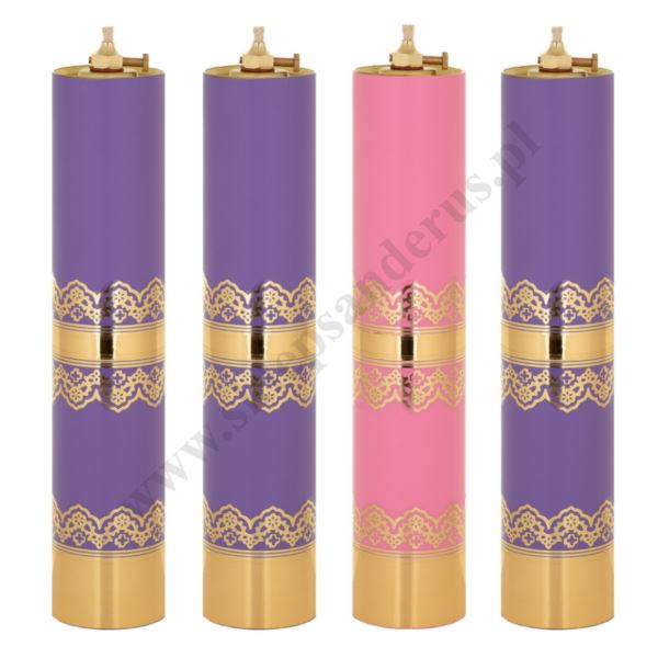 ŚWIECE ADWENTOWE OLEJOWE - wys. 31 cm - komplet - 70983 ŚWIECE ADWENTOWE OLEJOWE - wys. 31 cm - komplet - 70983