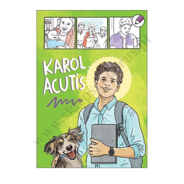 ŚW. KAROL ACUTIS - kolorowanka
