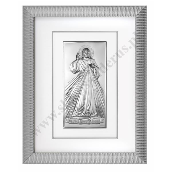 JEZU UFAM TOBIE - OBRAZEK SREBRNY - format 50.5 x 64.5 cm - 6108/13