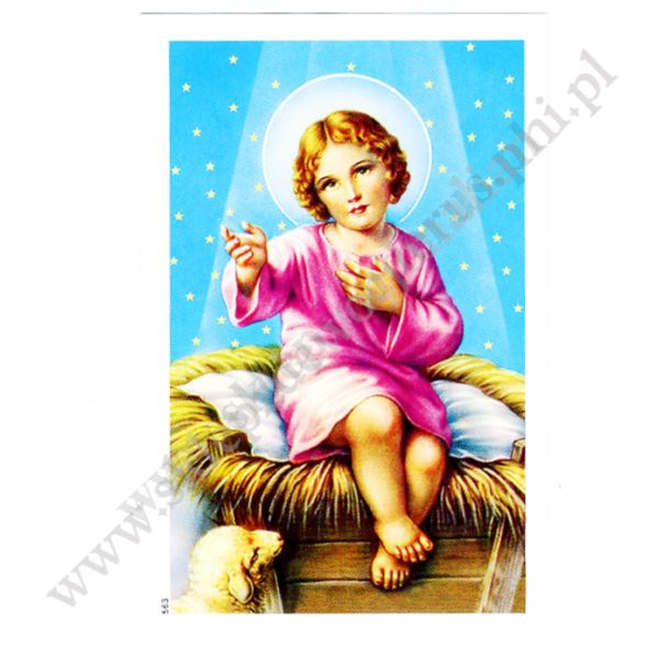 OBRAZKE KOLĘDOWY - DZIĘCIĄTKO JEZUS - PACZKA 100 szt. - 51248 OBRAZKE KOLĘDOWY - DZIĘCIĄTKO JEZUS - PACZKA 100 szt. - 51248