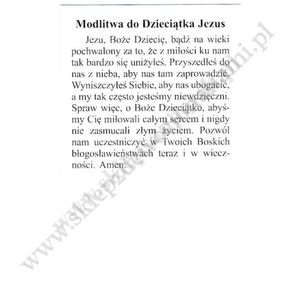OBRAZKE KOLĘDOWY - DZIĘCIĄTKO JEZUS - PACZKA 100 szt. - 51248 OBRAZKE KOLĘDOWY - DZIĘCIĄTKO JEZUS - PACZKA 100 szt. - 51248