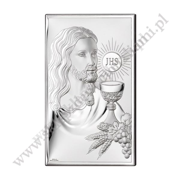 JEZUS EUCHARYSTYCZNY - OBRAZEK SREBRNY - 81287/3XL JEZUS EUCHARYSTYCZNY - OBRAZEK SREBRNY - 81287/3XL