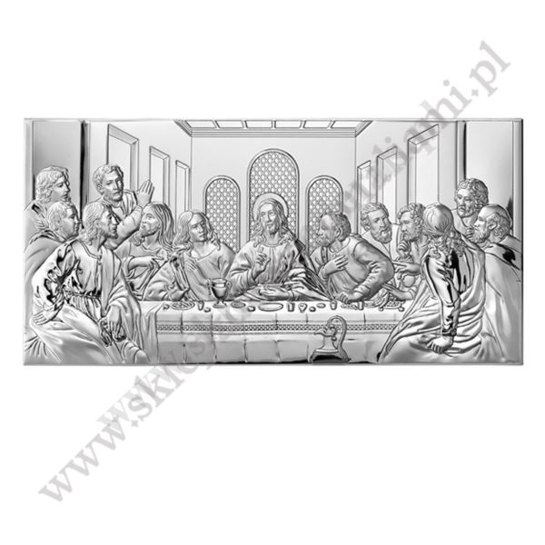 OSTATNIA WIECZERZA - OBRAZEK SREBRNY - 81221/4XL OSTATNIA WIECZERZA - OBRAZEK SREBRNY - 81221/4XL