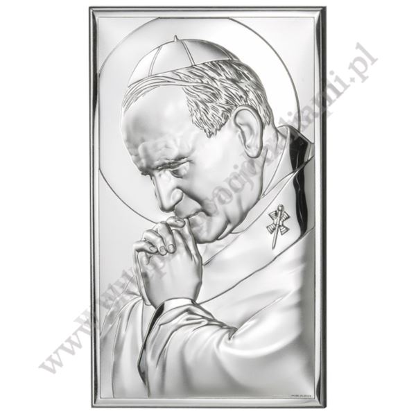 ŚW.JAN PAWEŁ II - OBRAZEK SREBRNY - 81234/3L