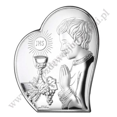 PAMIĄTKA I KOMUNII ŚWIĘTEJ - OBRAZEK SREBRNY - 81123/0L