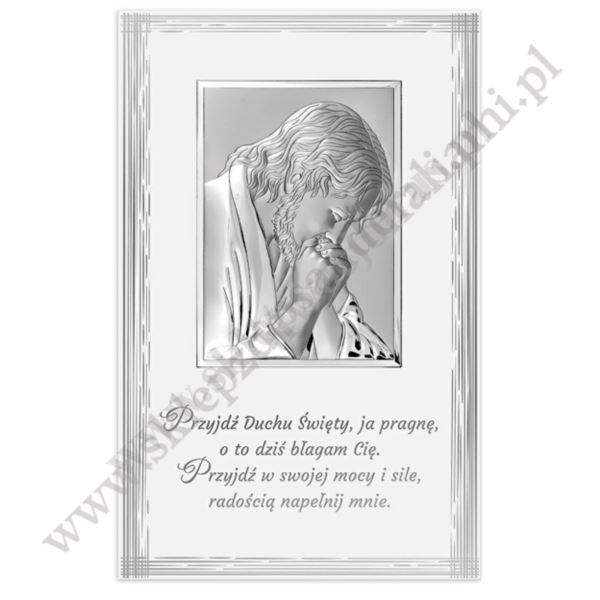 PAMIĄTKA BIERZMOWANIA - OBRAZEK SREBRNY - 6522W/2X PAMIĄTKA BIERZMOWANIA - OBRAZEK SREBRNY - 6522W/2X