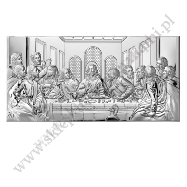 OSTATNIA WIECZERZA - OBRAZEK SREBRNY - 81221/5XL