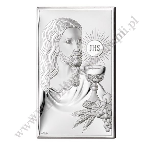 JEZUS EUCHARYSTYCZNY - OBRAZEK SREBRNY - 81287/3L JEZUS EUCHARYSTYCZNY - OBRAZEK SREBRNY - 81287/3L