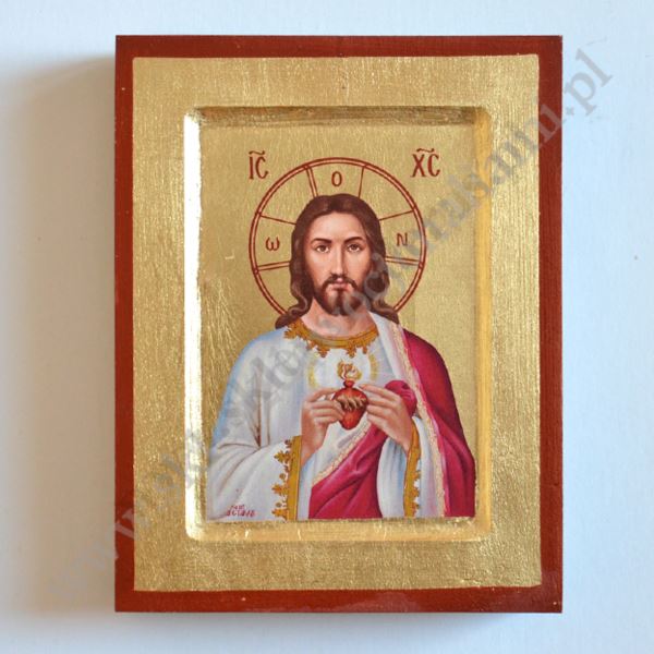 SERCE PANA JEZUSA - ikona 14 x 18 cm - 87351