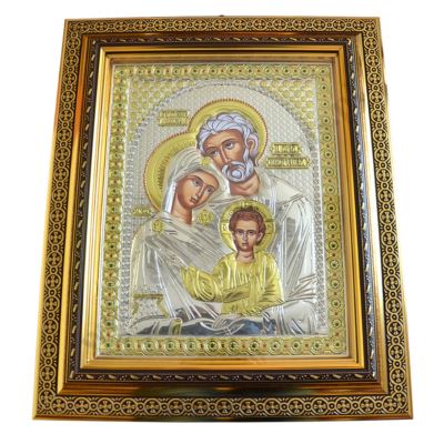 ŚWIĘTA RODZINA - ikona w ramie za szkłem 47.5 x 57 cm - 3432