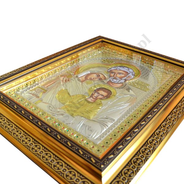 ŚWIĘTA RODZINA - ikona w ramie za szkłem 47.5 x 57 cm - 3432