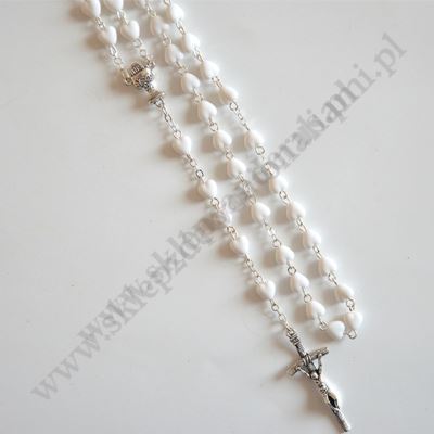 RÓŻANIEC SERCA BIAŁE - 87794