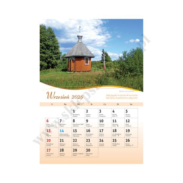 ŚLADAMI WIARY - format A3 - KALENDARZ NA 2026 - 86574