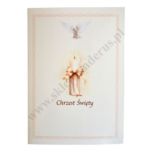 TECZKA CHRZEST ŚWIĘTY - format 16 x 22.5 cm - 79623
