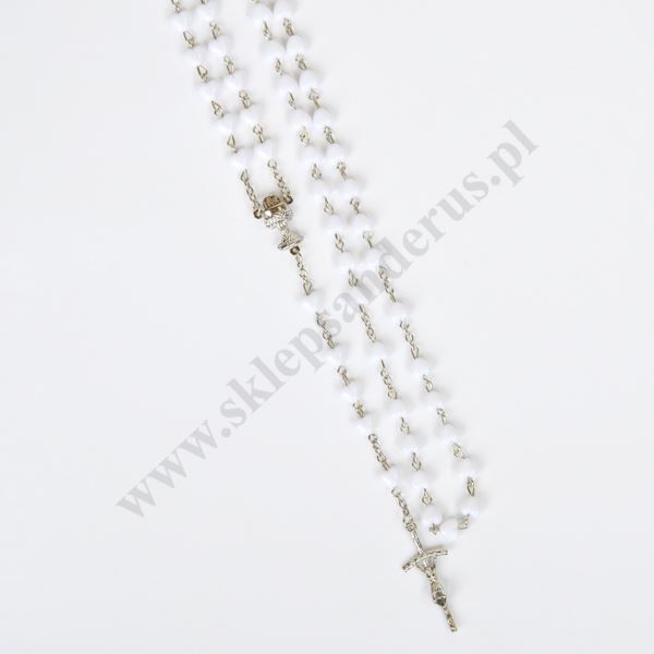 RÓŻANIEC SERCA BIAŁE - 51419