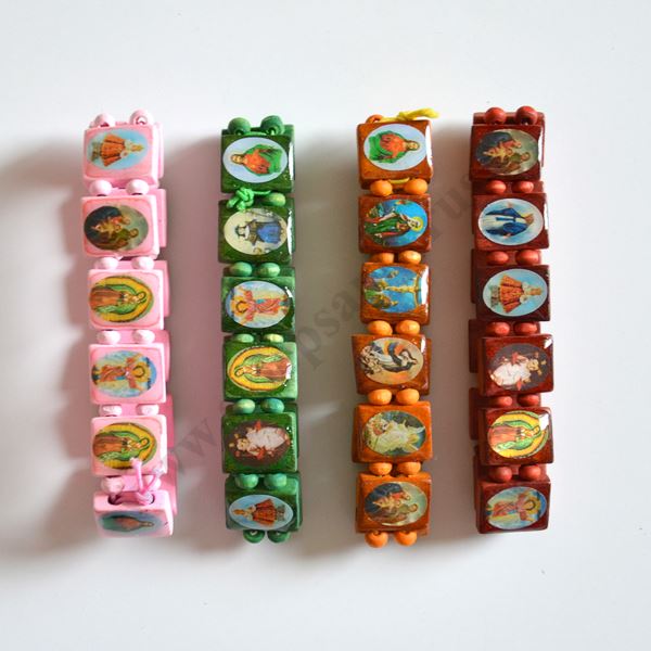 BRANSOLETKA ZE ŚWIĘTYMI - mix wzorów - 1918 BRANSOLETKA ZE ŚWIĘTYMI - mix wzorów - 1918