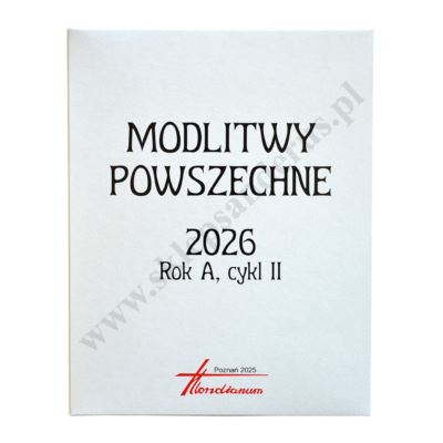 MODLITWY POWSZECHNE NA ROK LITURGICZNY A (2025/2026) - WKŁAD BEZ SEGREGATORA