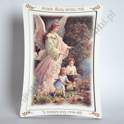 ANIOŁ STRÓŻ - obrazek 15 x 21 cm - 86850