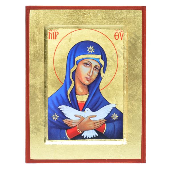 MATKA BOŻA NIOSĄCA DUCHA ŚWIĘTEGO - ikona 18 x 23.5 cm - 91019