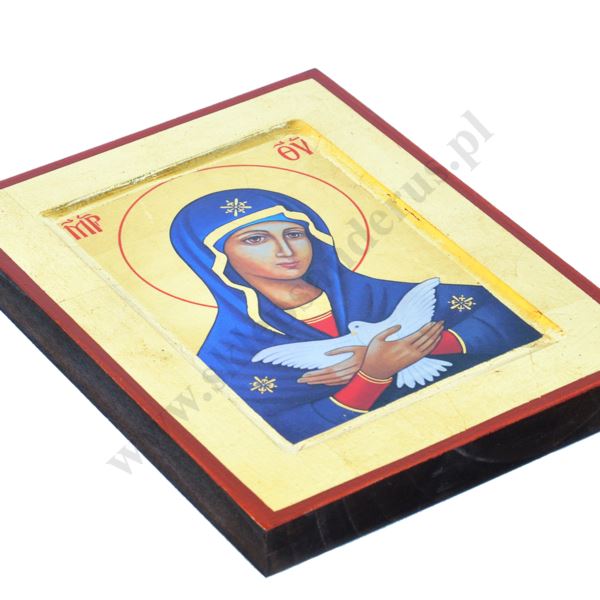 MATKA BOŻA NIOSĄCA DUCHA ŚWIĘTEGO - ikona 18 x 23.5 cm - 91019