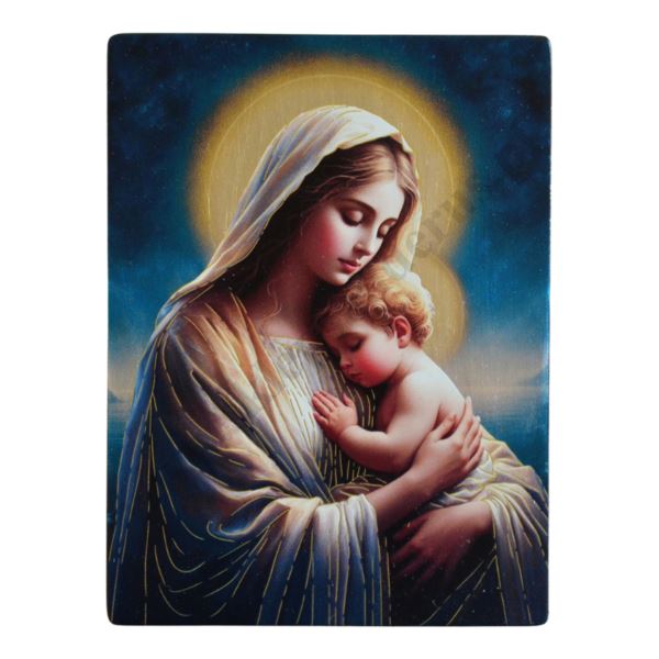 MATKA BOŻA Z DZIECIĄTKIEM - ikona 12 x 16 cm - 4212-B