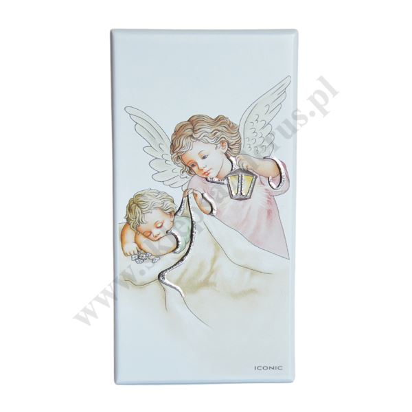 ANIOŁ STRÓŻ - obrazek 6 x 12 cm - IC105/1R ANIOŁ STRÓŻ - obrazek 6 x 12 cm - IC105/1R