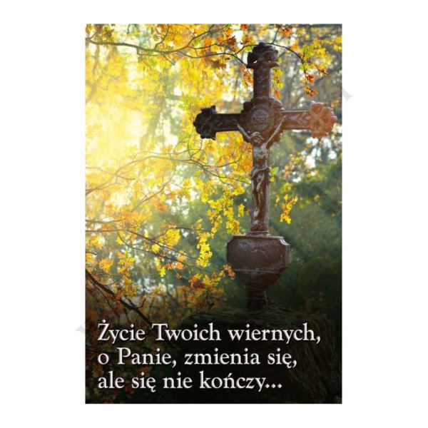 PLAKAT - ŻYCIE TWOICH WIERNYCH... - format 33.5 x 49 cm - 0283
