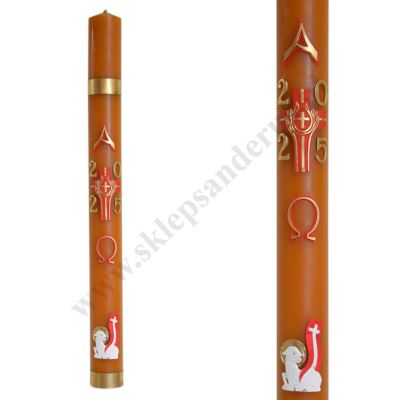 PASCHAŁ PARAFINOWO-WOSKOWY + DWIE NADSTAWKI - wys. 90 cm - 4106
