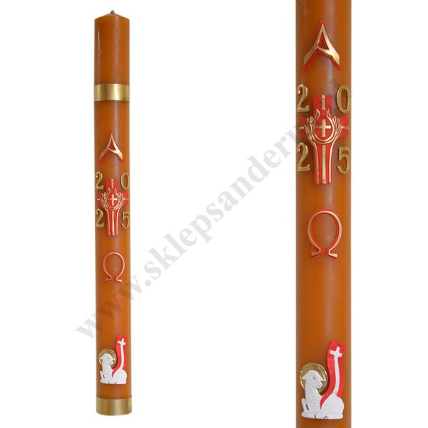 PASCHAŁ PARAFINOWO-WOSKOWY + DWIE NADSTAWKI - wys. 90 cm - 4106