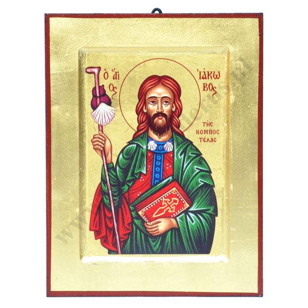 ŚWIĘTY JAKUB - ikona 18 x 23.5 cm - 83539