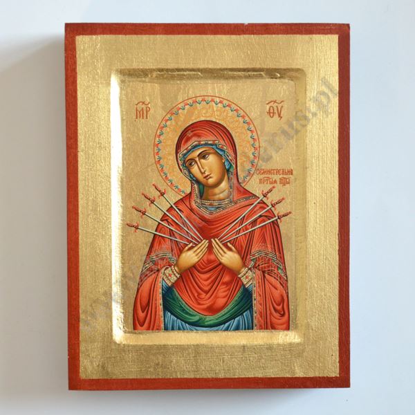 SIEDEM MIECZY BOLEŚCI MATKI BOŻEJ - ikona 14 x 18 cm - 83528