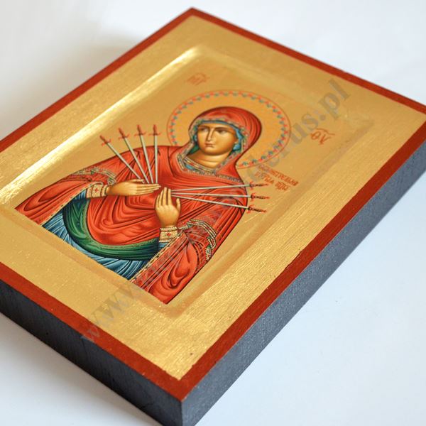 SIEDEM MIECZY BOLEŚCI MATKI BOŻEJ - ikona 14 x 18 cm - 83528