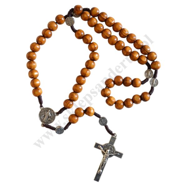 RÓŻANIEC DREWNIANY BENEDYKT - 89876
