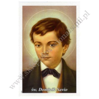 ŚW.DOMINIK SAVIO - obrazek 6.5 x 10 cm - paczka 100 szt. - 11175