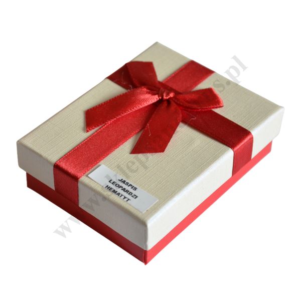 RÓŻANIEC JASPIS LEOPARDZI - bransoletka - 7901