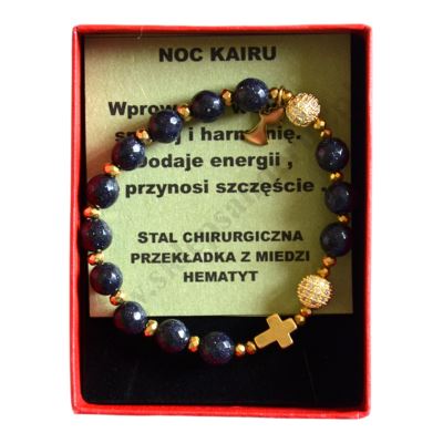 RÓŻANIEC NOC KAIRU - bransoletka - 11074