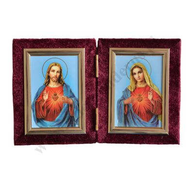 DYPTYK SERCE PANA JEZUSA I SERCE MATKI BOŻEJ - 10698