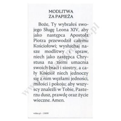 PAPIEŻ LEON XIV - obrazek 6.7 x 11.8 cm - paczka 100 szt. - 56840