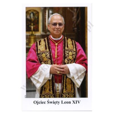 PAPIEŻ LEON XIV - obrazek 6.5 x 10 cm - paczka 100 szt. - 83018