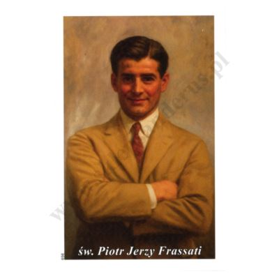 ŚW. PIOTR JERZY FRASSATI  - obrazek 6.5 x 10 cm - paczka 100 szt. - 6904