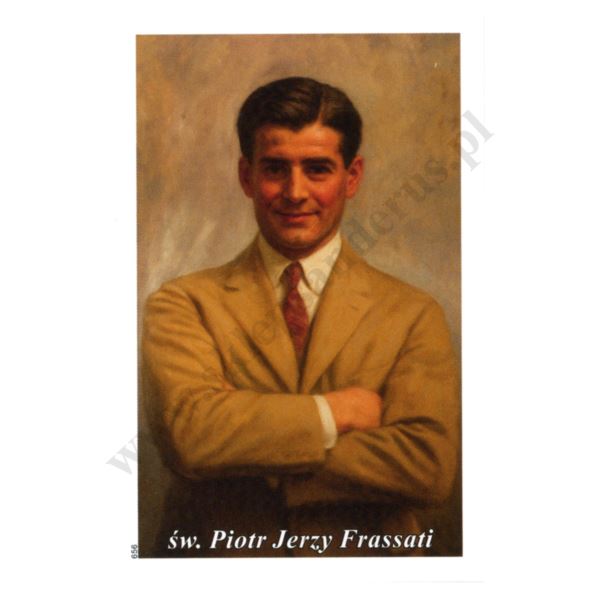 ŚW. PIOTR JERZY FRASSATI  - obrazek 6.5 x 10 cm - paczka 100 szt. - 6904