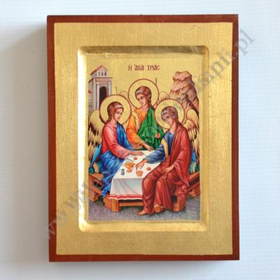 TRÓJCA ŚWIĘTA RUBLOWA - ikona 14 x 18 cm - 89981
