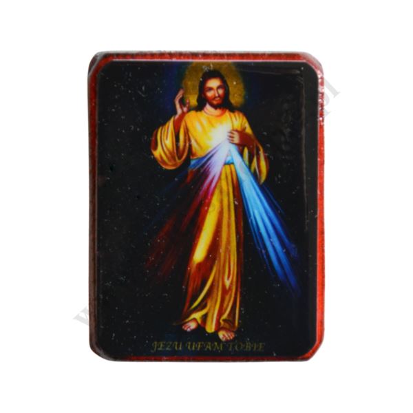 JEZU UFAM TOBIE - magnes 3.8 x 5 cm - 0475 JEZU UFAM TOBIE - magnes 3.8 x 5 cm - 0475