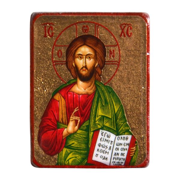 PAN JEZUS PANTOKRATOR - magnes 3.8 x 5 cm - 0696 PAN JEZUS PANTOKRATOR - magnes 3.8 x 5 cm - 0696