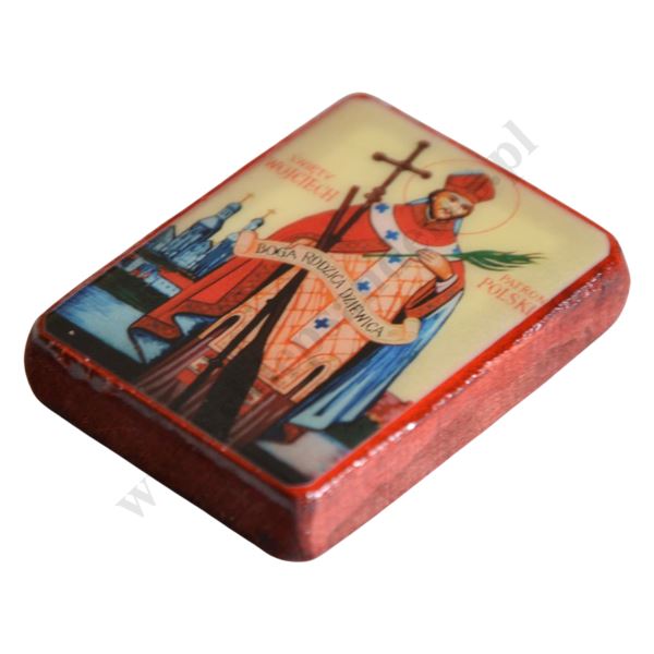 ŚWIĘTY WOJCIECH - magnes 3.8 x 5 cm - 82709 ŚWIĘTY WOJCIECH - magnes 3.8 x 5 cm - 82709