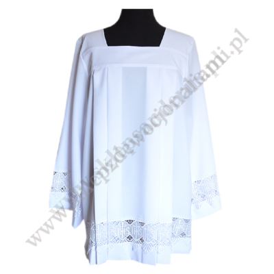 KOMŻA KAPŁAŃSKA - żorżeta, wstawka gipiura - wzrost 170 - 62097