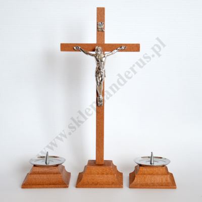 KOMPLET KOLĘDOWY DREWNIANY - 65033