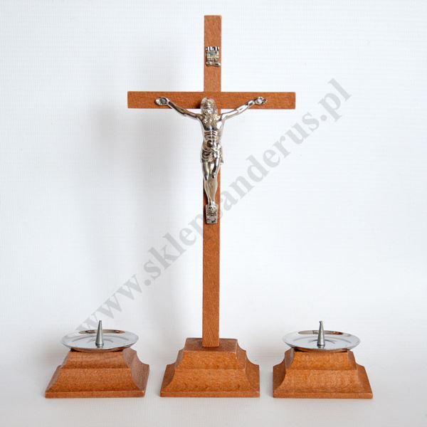 KOMPLET KOLĘDOWY DREWNIANY - 65033